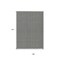Homeroots 9' X 12' Black And Ivory Geometric Washable Indoor Outdoor Area Rug 614723 - alternate 2