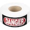 Ironwear 3in x 1000' Barricade Tape, Danger Asbestos, 2.5 Mil Thick, White 1105-01 - alternate 1