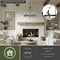 Vaxcel Russel 6 Light Matte Black and Weathered Gray Farmhouse Candle Wheel Chandelier H0274 - alternate 4