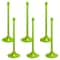 Mr. Chain Safety Green Light Duty Stowable Stanchion (6-Pack) 93514-6 - alternate 1