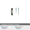 Amerock London 2-1/2 in 64 mm Length Black Chrome/Golden Champagne Cabinet Knob BP36647BCRBBZ - alternate 3