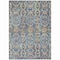 Homeroots 9' X 12' Denim Blue Beige And Brown Floral Washable Indoor Outdoor Area Rug 605853 - alternate 7