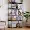 Shuntong Atlas 5-Tier 36 in.W x 18 in.D x 72 in.H Heavy Duty Storage Shelving Load 4000 Lbs, Wire Deck, Dark Grey B-ATLAS361872-5D800 - alternate 3