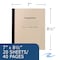 Roaring Spring Case of Composition Notebooks, W Ruled, 20 sht, 15 lb White Paper, 8.5"x7", Flexible Manila Covers, PK144 77340cs - alternate 3
