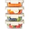 Simple Deluxe Glass Meal Prep Containers w/ Exclusive Glass Lids, Glass Storage Containers w/ Lids, BPA-Free, 4PK 3A09HICOTNGLASS370X4 - alternate 1