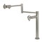 Kingston Brass Deck Mount Pot Filler Faucet with Knurled Handle, Brushed Nickel KS4708RKZ - alternate 1
