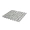 Apollo Tile Silver 11.8 in x 11.9 in Glass Glossy Floor and Wall Mosaic Tile 9.75 sqft/case, 10PK APLAHB8805A - alternate 3