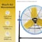 Edendirect 24 in. 3 Speeds Roll-About Tilt Stand Fan with Ball Bearing Powerful 2/5HP Motor IR-FANR24T - alternate 2