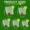 Campior Self-Watering Planters, 5 Size Indoor and Outdoor Plant Pots with Drainage Holes and Wick Rope CAMPPLTGR202 - alternate 4