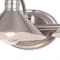 Vaxcel Akron 28-in Satin Nickel Farmhouse Barn Wall Sconce, 3 Light Bathroom Vanity Fixture, Metal Shade, White Interior W0377 - alternate 8