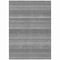 Homeroots 9' X 12' Gray And Silver Striped Washable Indoor Outdoor Area Rug 610598 - alternate 4