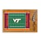 Picnic Time Family Of Brands NCAA Virginia Tech Hokies Football Field Icon Glass Top Cutting Board & Knife Set 910-00-505-604-0 - alternate 1