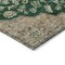 Homeroots 8' Emerald Beige And Brown Round Oriental Washable Indoor Outdoor Area Rug 605243 - alternate 4