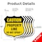 Signmission No Spray Shield Sign Caution Property Li, 12 inch X 12 inch, Aluminum Metal Sign, 5PK SHI-A-5Pack-12-404 - alternate 3