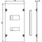 Siemens ALPHA 630 Universal Circuit breaker kit 1x 3VA20-22/100A/160A/250A 3+4-pole 8GK6725-6KK13 - alternate 3