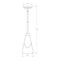 Z-Lite Aimie 1-Light Pendant with Rod, 6 in W, Modern Gold 828P6-ROD-MGLD - alternate 6