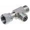 Gates Male Flat-Face O-Ring to Female Flat-Face O-Ring to Male Flat-Face O-Ring - Tee G60744-0404 - alternate 1