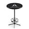 Holland Bar Stool Co Pub Table, 36 in L, 36 in W, 42 in H, Steel Top, Black L216 - alternate 1