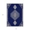 Homeroots 10' X 14' Navy Blue Gray And Brown Oriental Washable Indoor Outdoor Area Rug 598429 - alternate 5