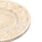 Homeroots 13" Natural And White Distressed Solid Wood Geometric Handmade Round Charger Plate 633182 - alternate 3