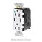 Leviton Lev-Lok HG/TR Dup USB A-C 15A 125V Gry M56AC-HGG - alternate 2