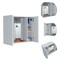 Homeroots 24" White Laminate Accent Cabinet With Four Shelves 477612 - alternate 1