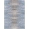 Homeroots 3' X 5' Sky Blue And Denim Blue Striped Washable Indoor Outdoor Area Rug 578004 - alternate 5