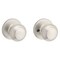 Kwikset Passage Door Knob, 178 in Dia Knob, Metal, Satin Nickel 200CV15RCALRCSV1 - alternate 2