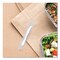 Solo Regal Mediumweight Cutlery, Individually Wrapped, Knife, Plastic, White, 1000PK MOW2-0007 - alternate 4