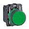 Schneider Electric Push Button Operator, 22 mm, 1NO/1NC, Green XB5AA35 - alternate 1