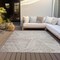 Homeroots 3' X 5' Beige And Brown Abstract Washable Indoor Outdoor Area Rug 596986 - alternate 4