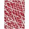 Homeroots 10' X 14' Red and White Abstract Washable Non Skid Indoor Outdoor Area Rug 559324 - alternate 4