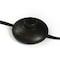 Homeroots 60" Black Novelty Floor Lamp With White Frosted Glass Drum Shade 523430 - alternate 6