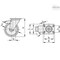 Elesa 448121 Castors stainless steel bracket Injected polyurethane coating plate bracket 448121 - alternate 4