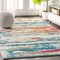 Jonathan Y Contemporary POP Modern Abstract Brushstroke Cream/Blue 3 ft. x 5 ft. Area Rug CTP102C-3 - alternate 1