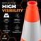 Xpose Safety Traffic Safety Cone, 12 in, PVC, 6 in Reflective Collar, Orange, Full Pallet, PK880 OTC12-4-FP880-X - alternate 2