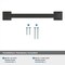 Amerock Ville 5-1/16 inch (128mm) Center-to-Center Matte Black Cabinet Pull, 25PK 25VMP36776FB - alternate 2