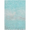 Homeroots 9' X 12' Aqua And Teal Blue Abstract Washable Indoor Outdoor Area Rug 609448 - alternate 4