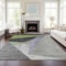 Homeroots 3' X 5' Sage Green And Charcoal Abstract Washable Indoor Outdoor Area Rug 582884 - alternate 4