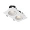 Dals Revolve Duo 3.5 Inch Regressed Gimbal Downlight, White GBR35-CC-DUO-WH - alternate 1