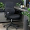 Elama Mid Back Adjustable Mesh and Fabric Office Chair in Black ELM-F-022 - alternate 4