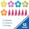Carson Dellosa Happily Ever Elementary Retro Remix Flowers and Tassels Dimensional Accents, 3PK 107012 - alternate 3