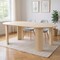 Homeroots 82" Natural Wood Oval Dining Table 557690 - alternate 3