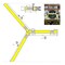 Mytee Products 2inx120in Yellow Side Mount Wheel Tie Down Strap w/ Flat Hook & Dual Ratchet - 3,333 lbs WLL Wheel RST-210SM-DS - alternate 5