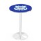 Holland Bar Stool Co 42" Chrome U.S. Coast Guard Pub Table, 36" dia. Top L214C4236CstGrd - alternate 1