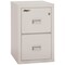 Fireking 2 Drawer, 1 Hr Fire & impact rated, 22" depth, Ltr/Lgl Platinum 2R1822-CPL - alternate 1