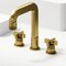 Vigo Wythe Two Handle Three-Hole Widespread Bathroom Faucet in Matte Brushed Gold VG01302MG - alternate 5