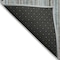 Homeroots 9' X 12' Teal Blue And Brown Striped Washable Indoor Outdoor Area Rug 631567 - alternate 3