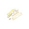 Trans Atlantic Co. LSV Series Saturn Style Standard-Duty Commercial Cylindrical Lever, Grade 2 Exit in Bright Brass DL-LSV20-US3 - alternate 3
