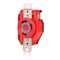 Leviton Locking Receptacle, 30 A, 250V AC, Red 2620-R - alternate 4